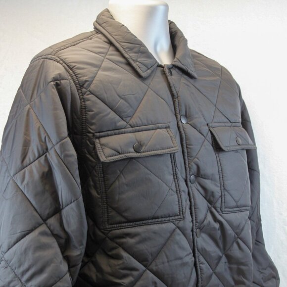 RSQ Other - RSQ Quilted Nylon Long Sleeve Snap-Closure Jacket Men's Size Small